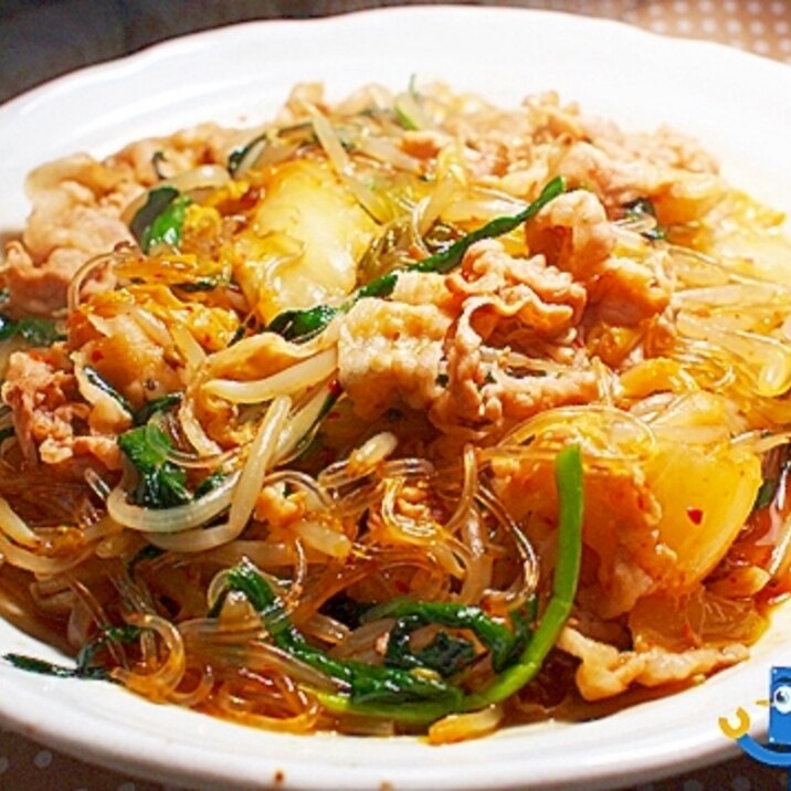 もやしと豚キムチの春雨炒め レシピ 作り方 By Rabbitkix 楽天レシピ